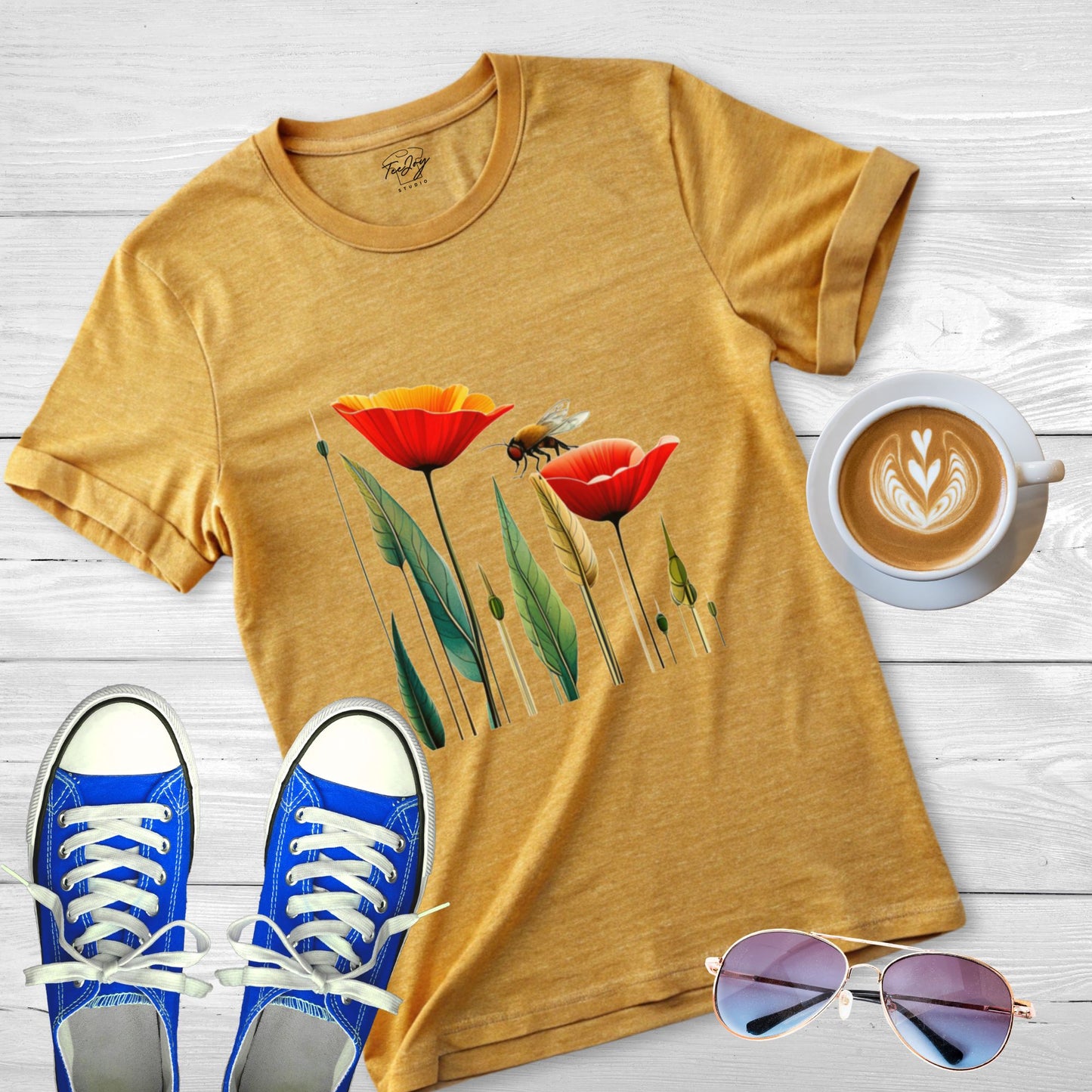 Poppy and Bee Tee