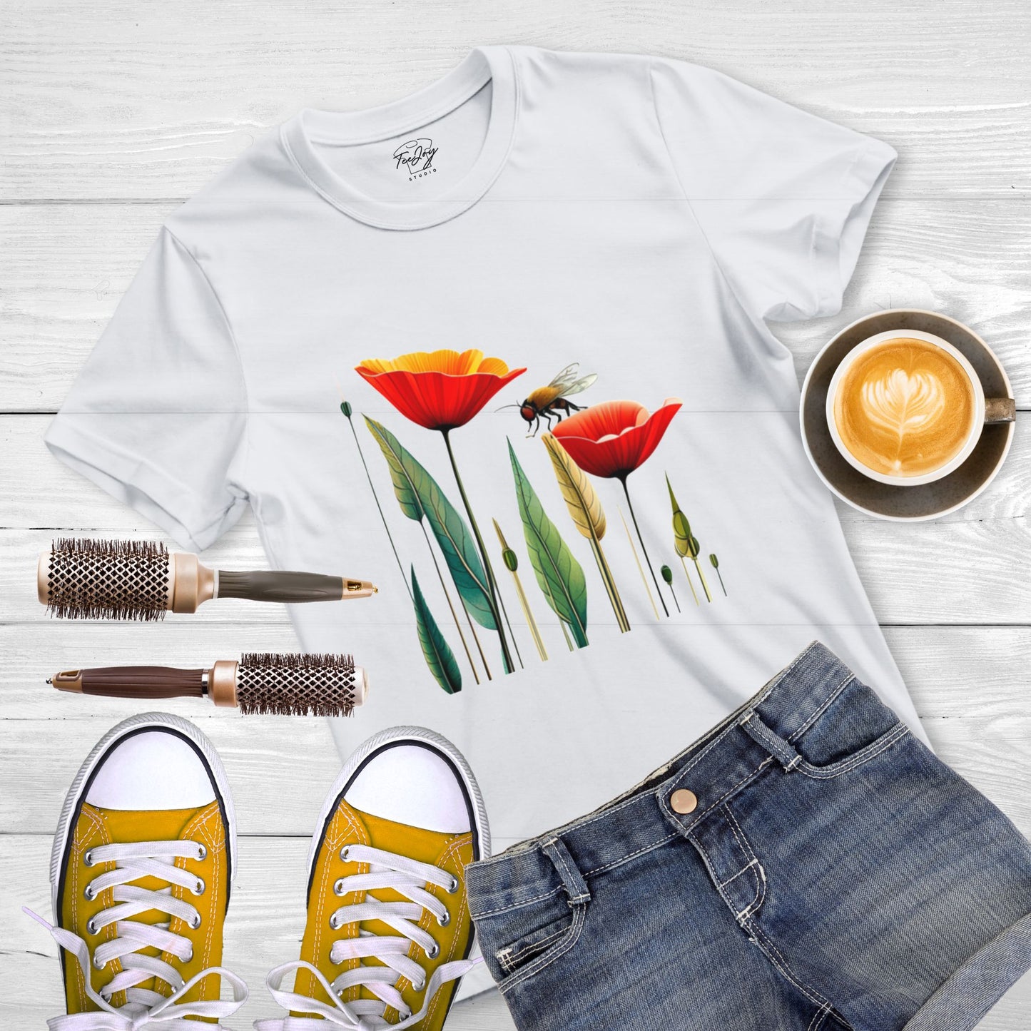 Poppy and Bee Tee