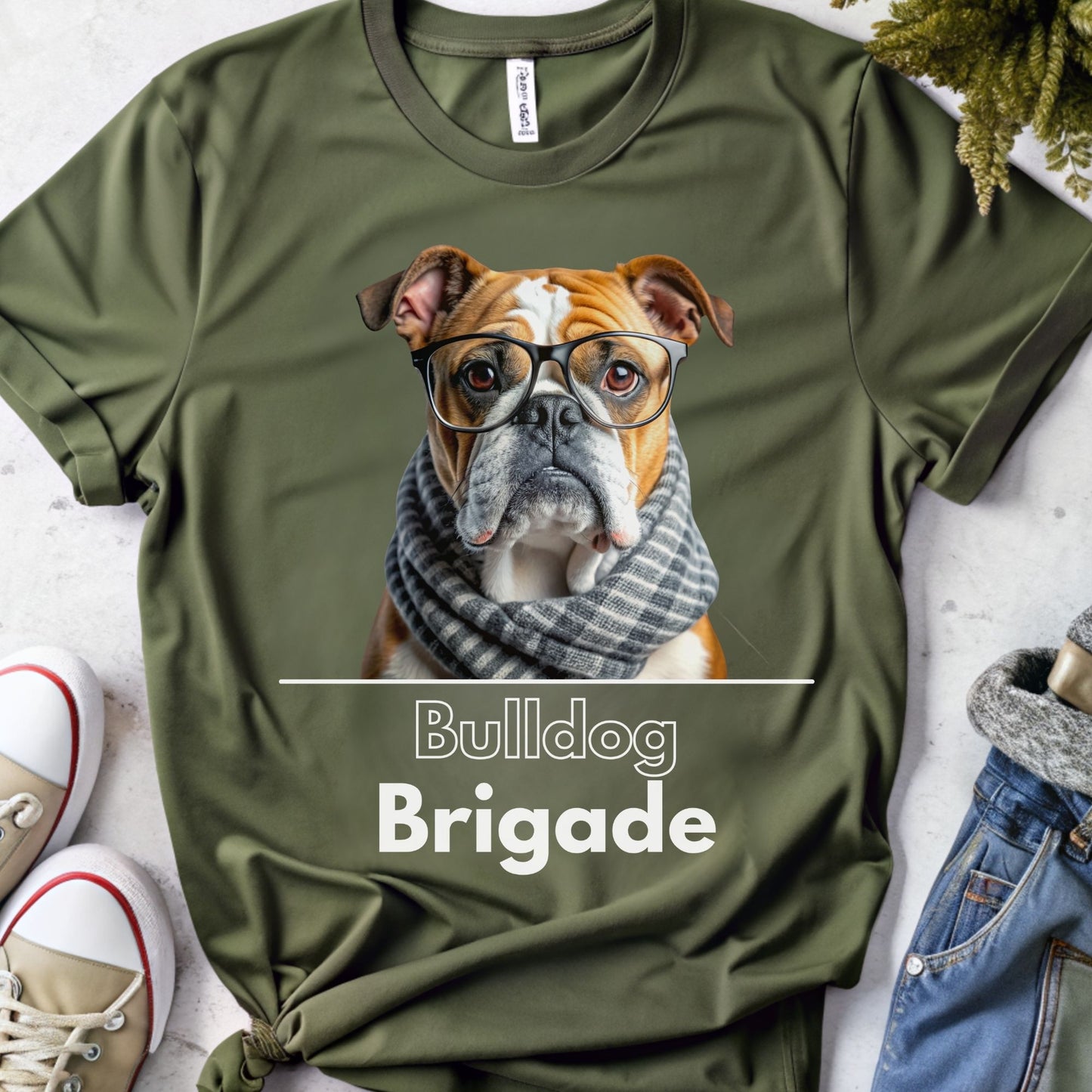 Cute Bulldog T-shirt for Dog Lovers | Bulldog Brigade