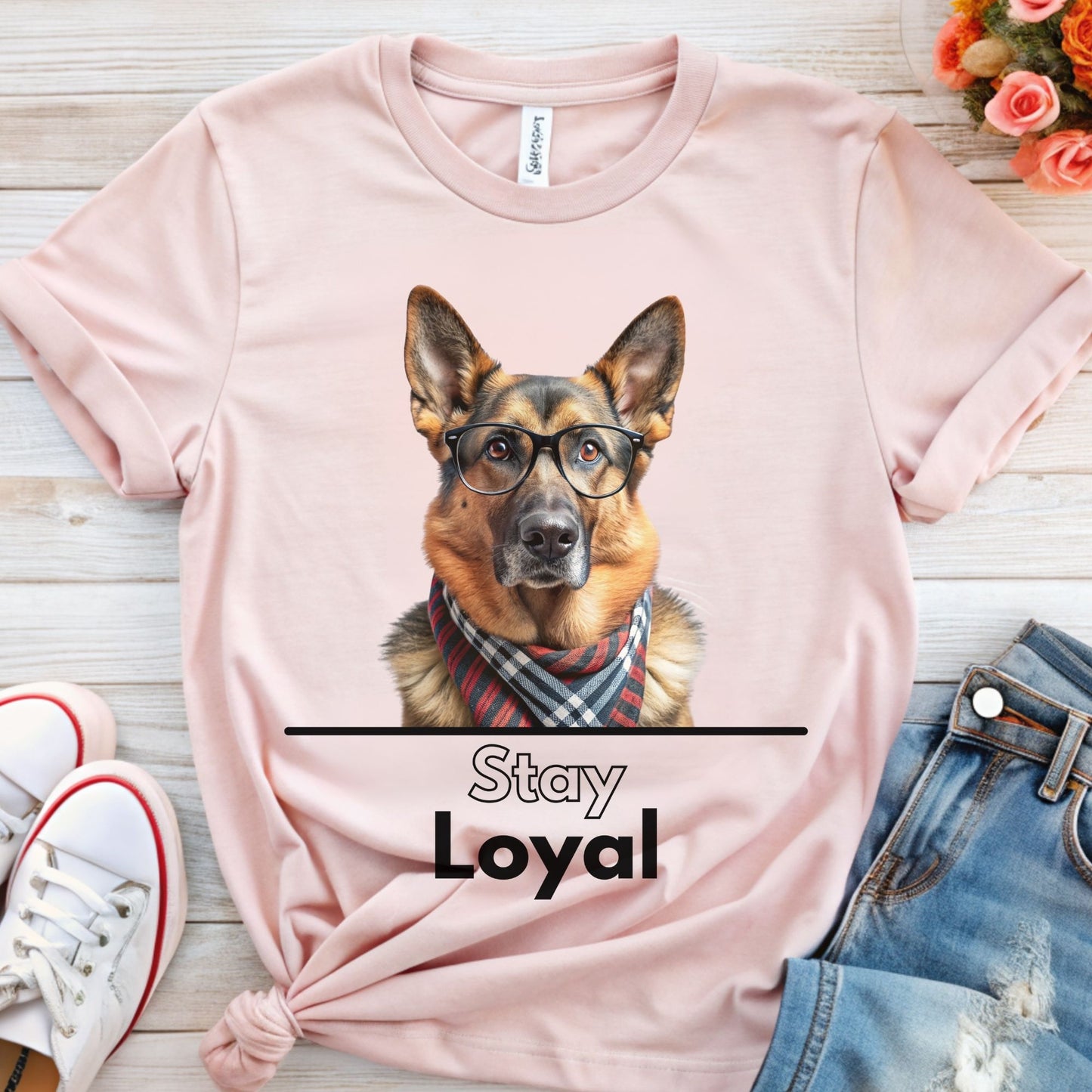 Cute German Shepherd Dog T-Shirt