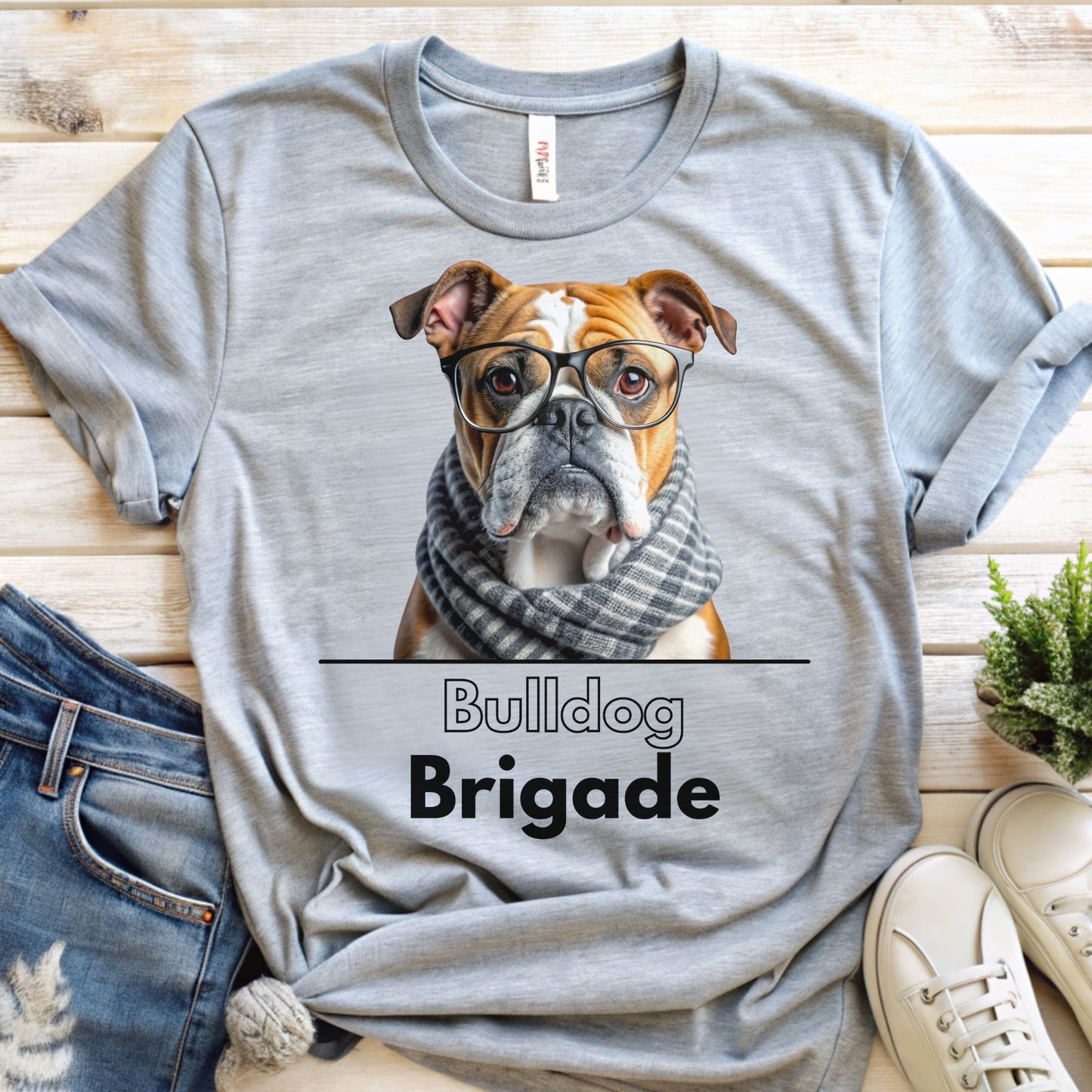 Cute Bulldog T-shirt for Dog Lovers | Bulldog Brigade