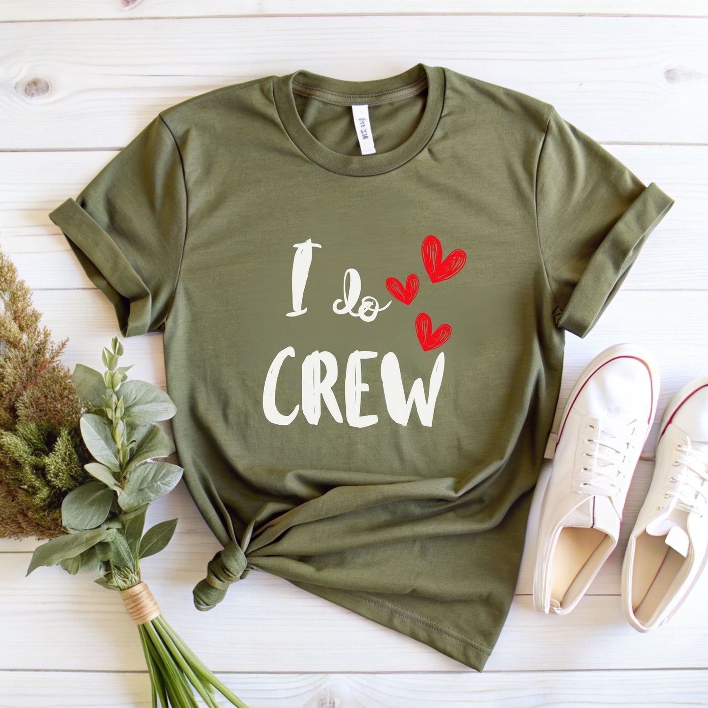 I Do Crew T-Shirt - Perfect Bridesmaids Gift for Bachelorette Parties