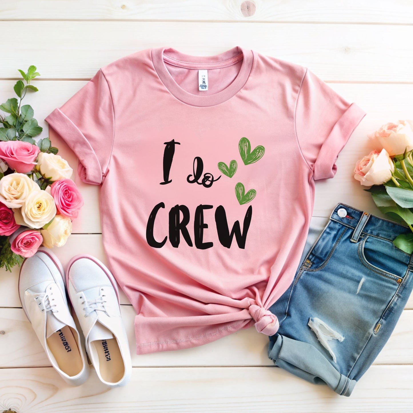 I Do Crew T-Shirt - Perfect Bridesmaids Gift for Bachelorette Parties