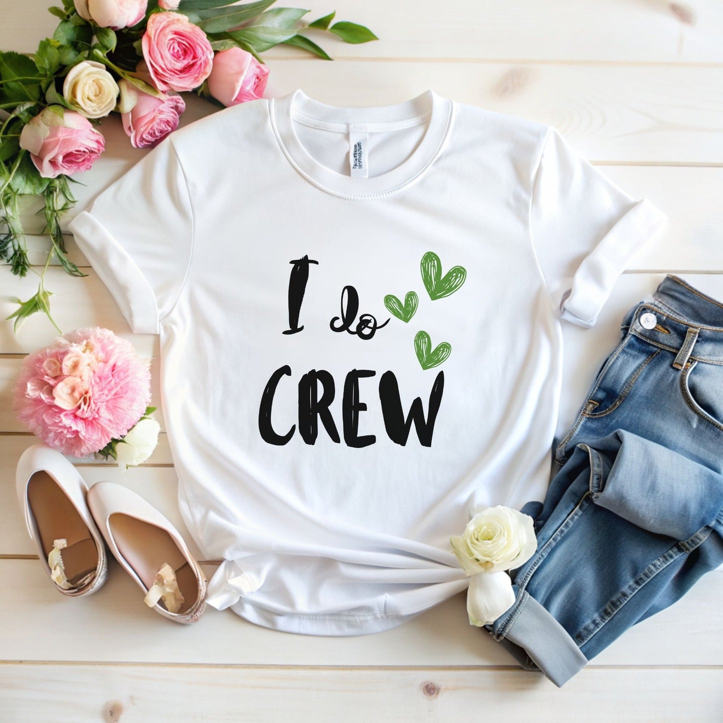 I Do Crew T-Shirt - Perfect Bridesmaids Gift for Bachelorette Parties