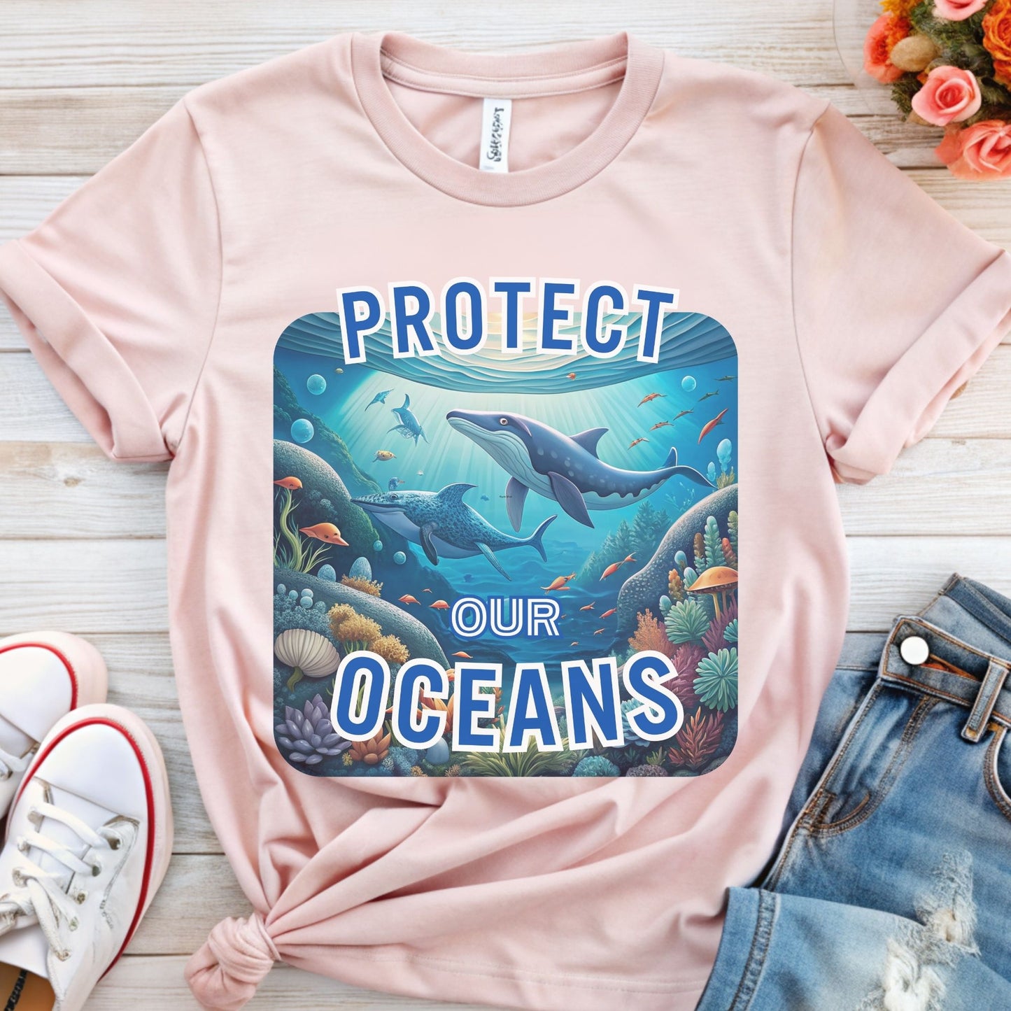 Protect Our Ocean T-Shirt | Deep Ocean Design for Ocean Lovers