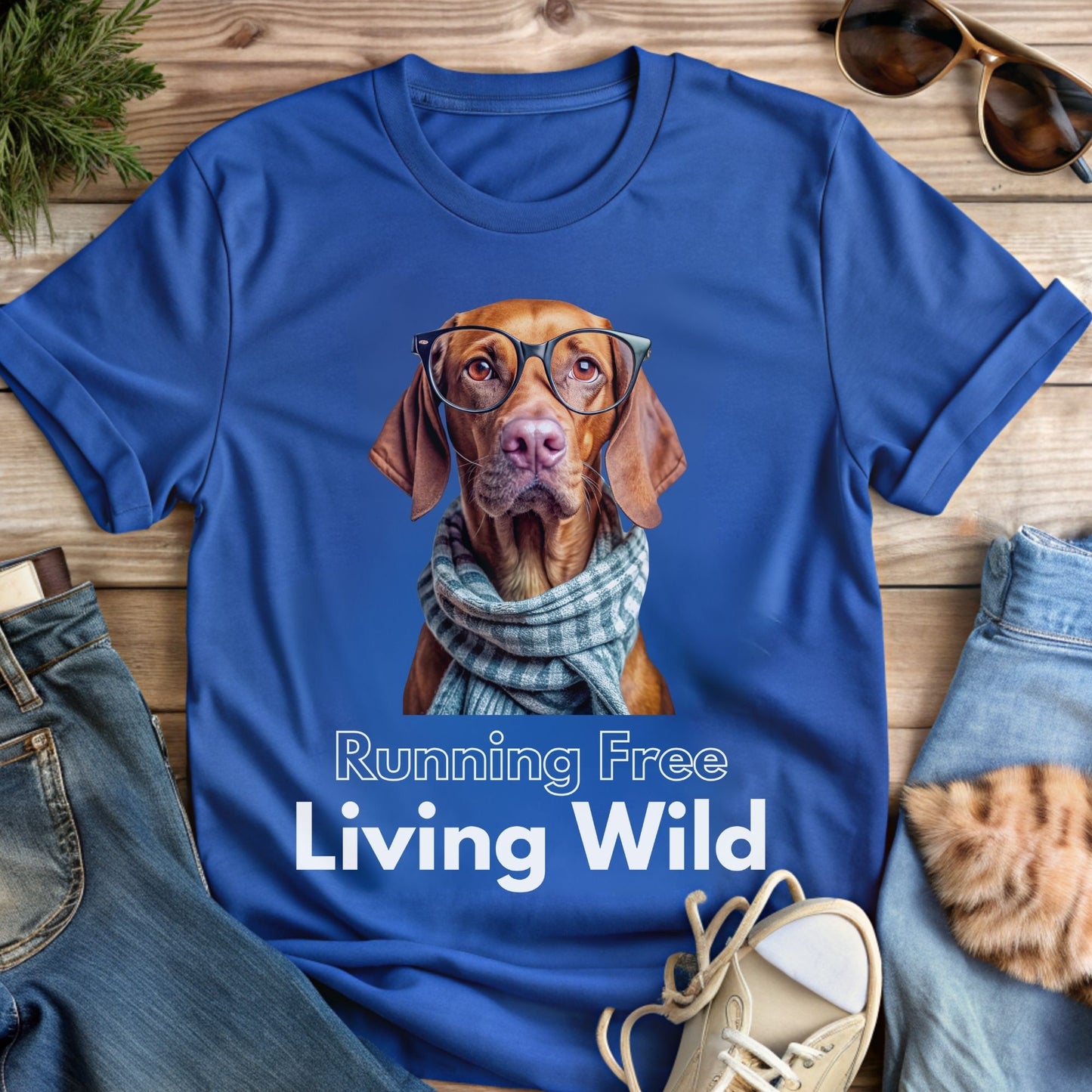 Cute Vizsla Dog Shirt for Dog Lover | Hipster Vizsla Tshirt