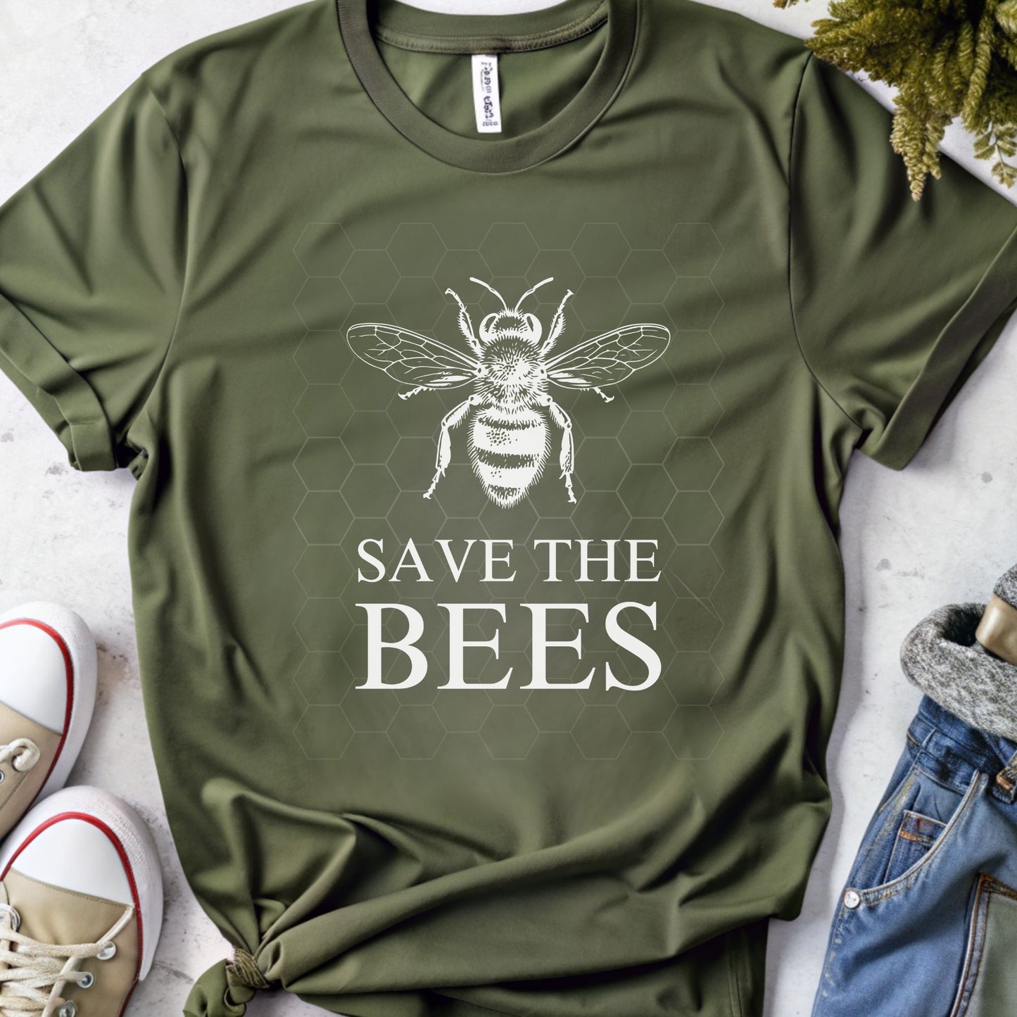 Save the BEES T-Shirt | Graphic Tee for Nature Lovers
