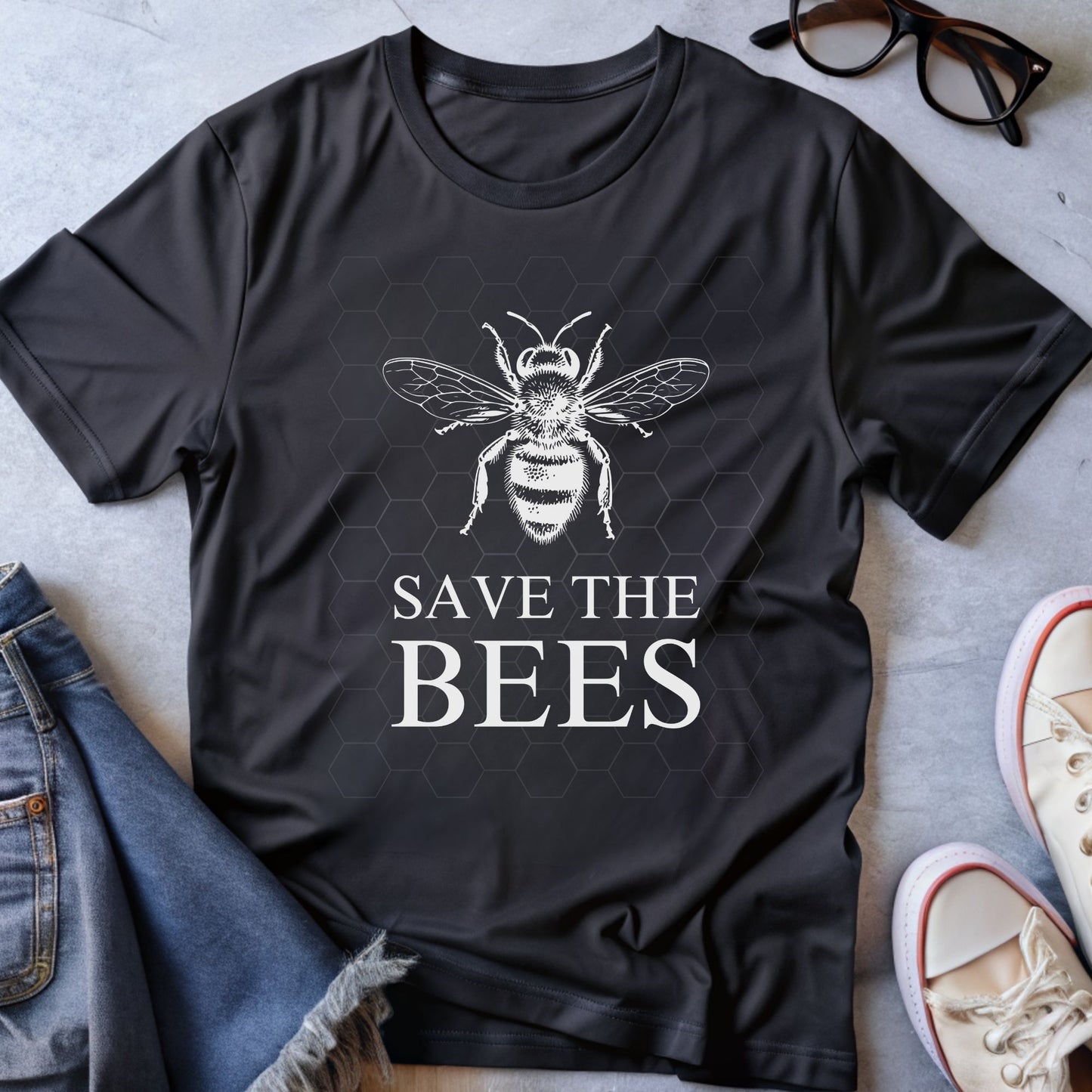 Save the BEES T-Shirt | Graphic Tee for Nature Lovers