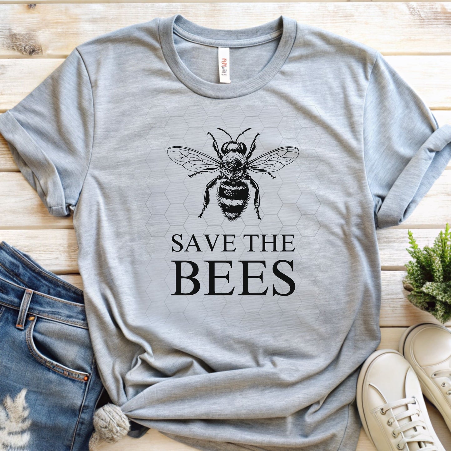 Save the BEES T-Shirt | Graphic Tee for Nature Lovers