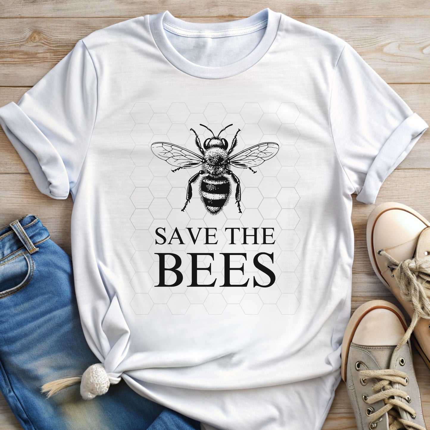 Save the BEES T-Shirt | Graphic Tee for Nature Lovers