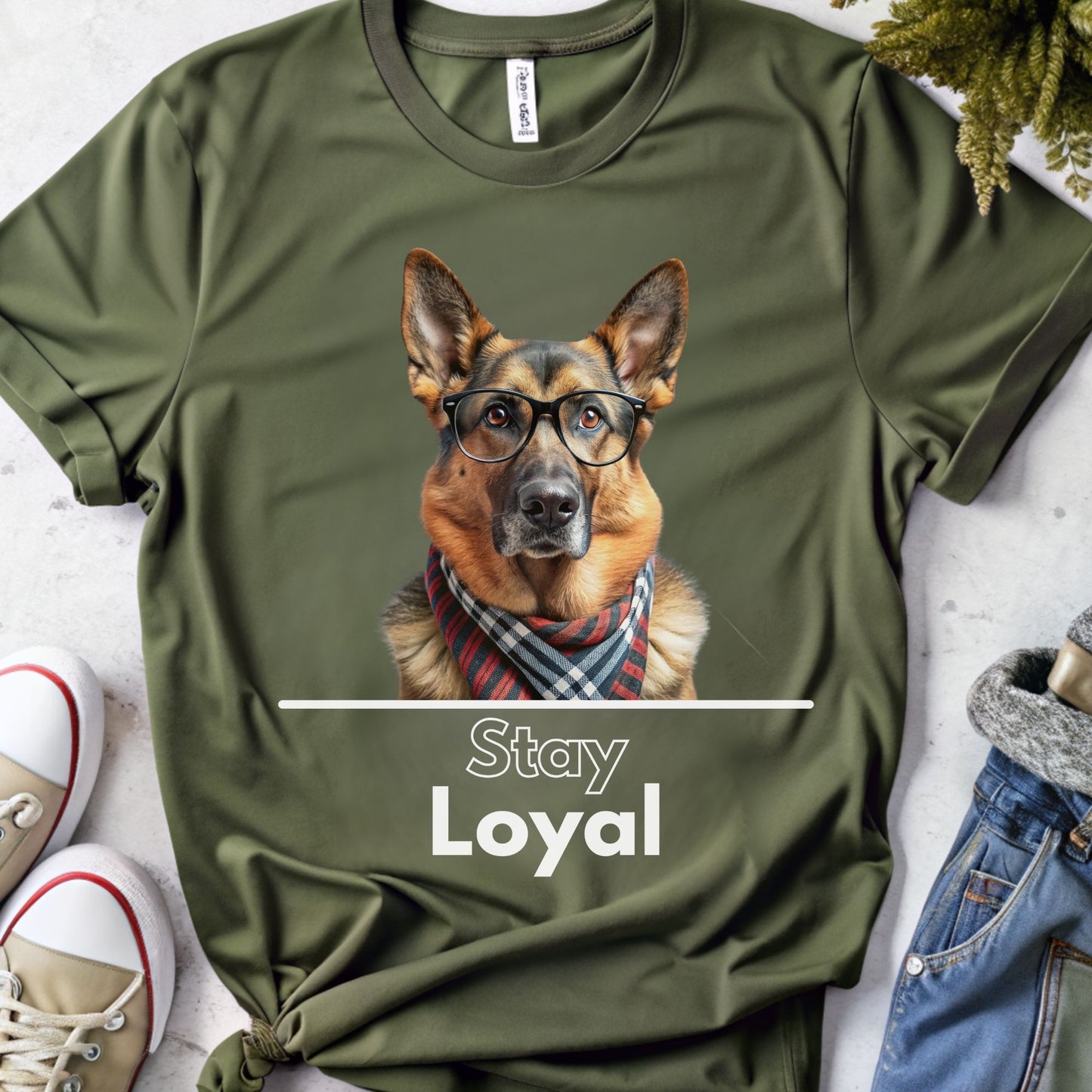 Cute German Shepherd Dog T-Shirt