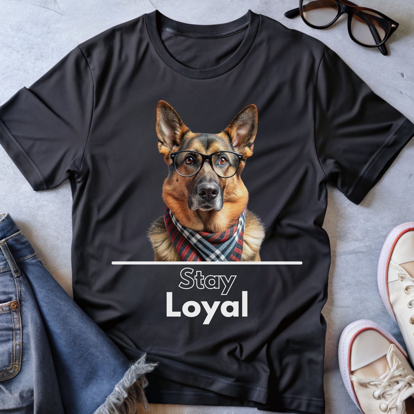 Cute German Shepherd Dog T-Shirt