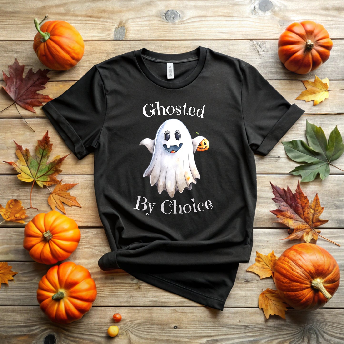 Ghosted By Choice Halloween T-Shirt | Perfect for Spooky Season