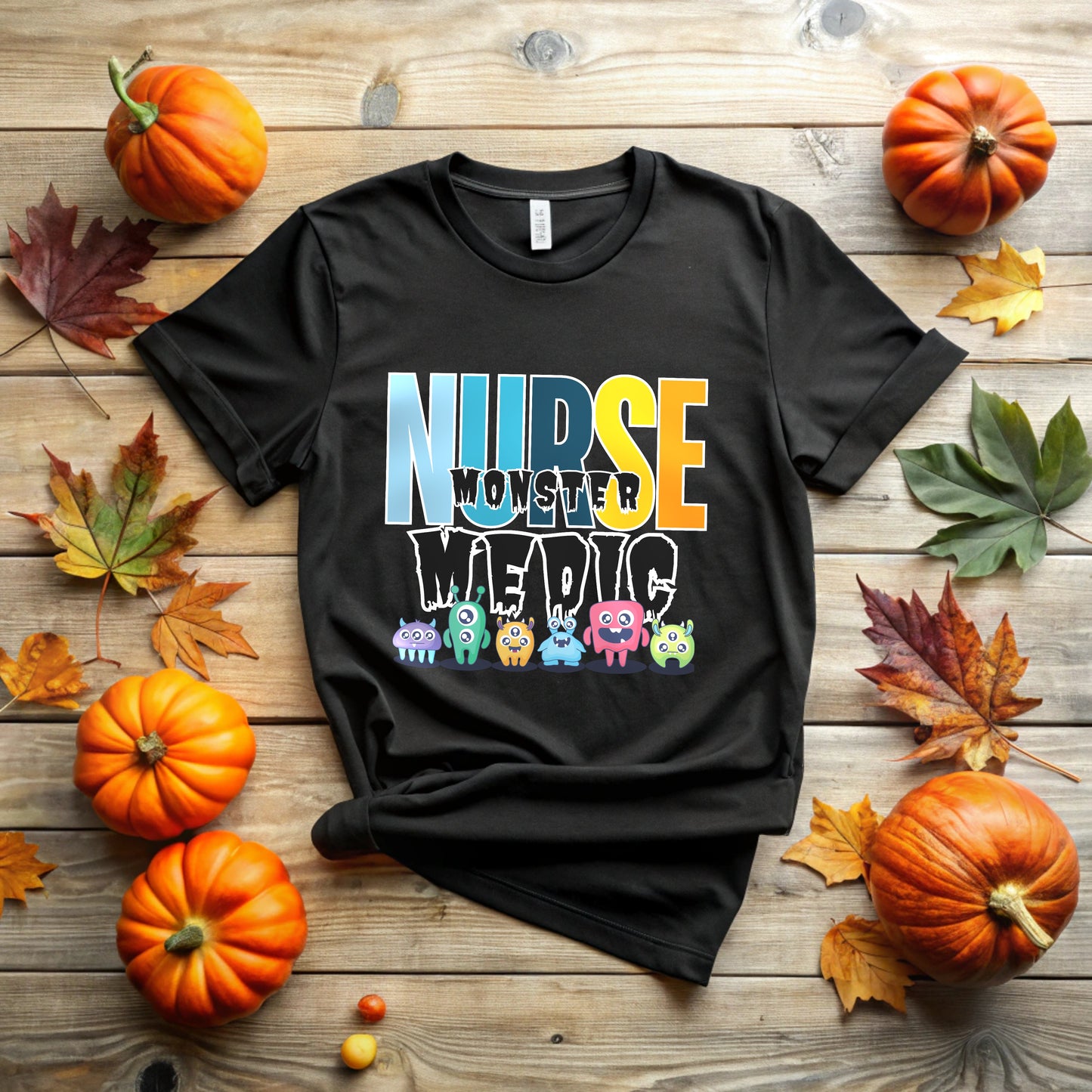 Monster Medic T-Shirt for Nurse | Fun Halloween Nurse Tee