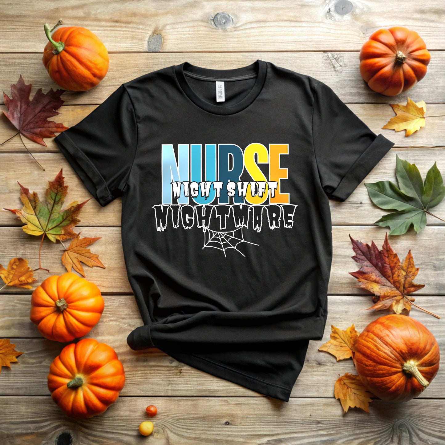Night Shift Nightmare T-Shirt for Nurse | Fun Halloween Nurse Tee