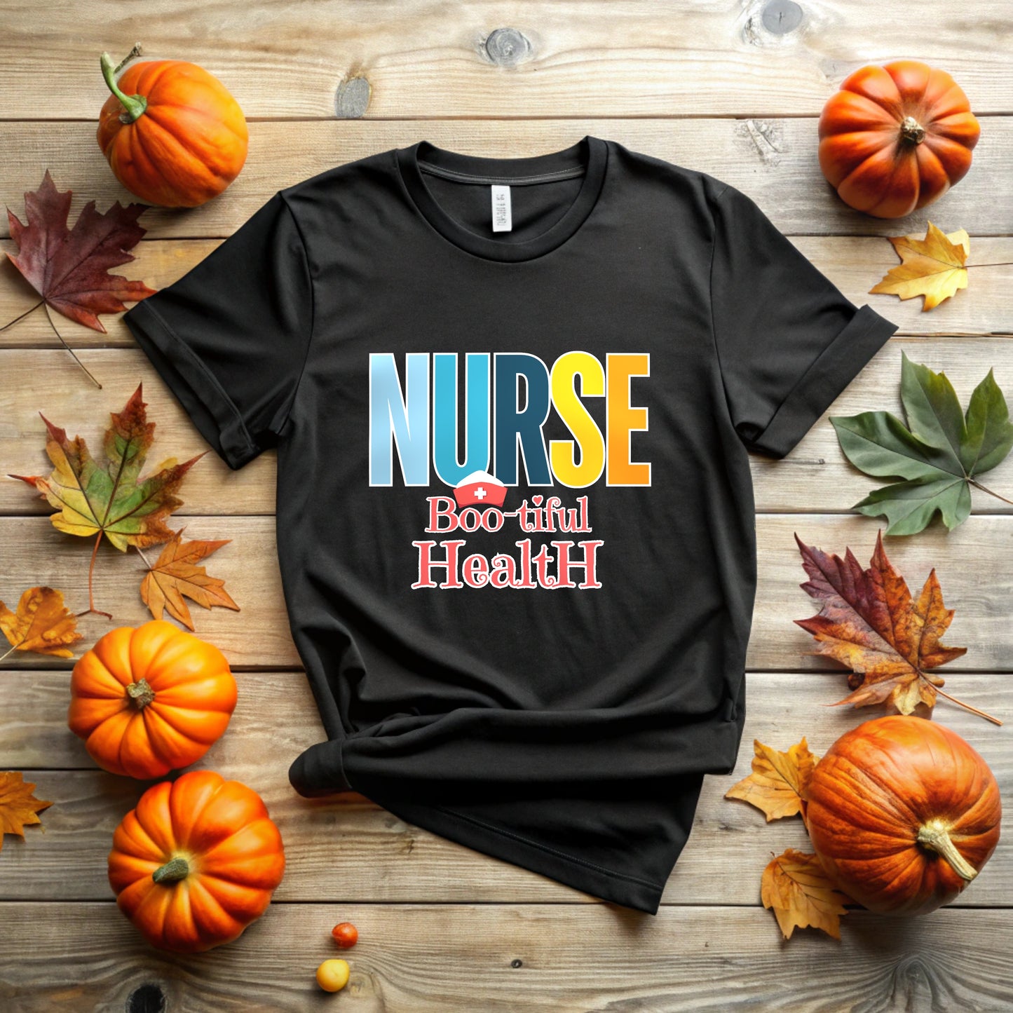 Boo-tiful Health T-Shirt for Nurse | Spooky Medical Design