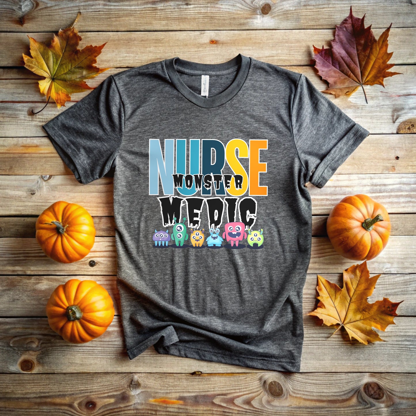 Monster Medic T-Shirt for Nurse | Fun Halloween Nurse Tee