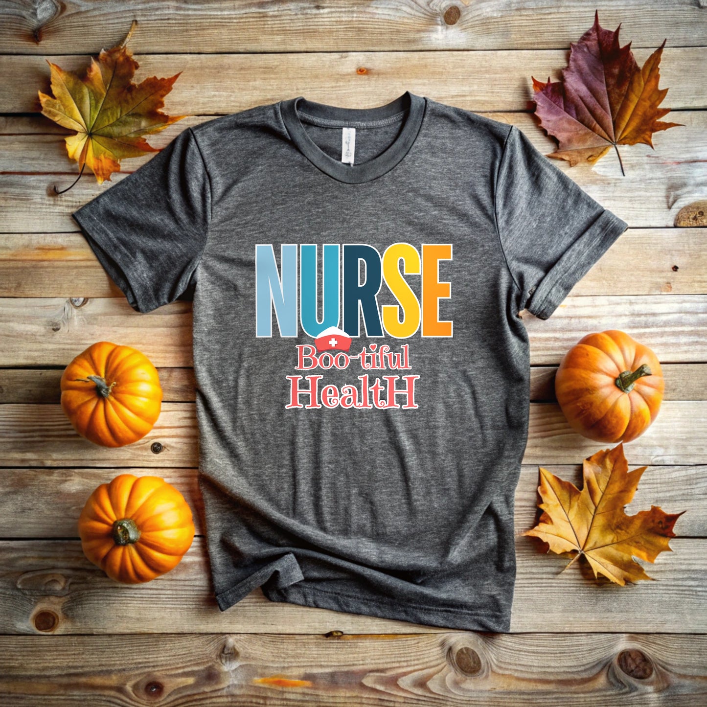 Boo-tiful Health T-Shirt for Nurse | Spooky Medical Design