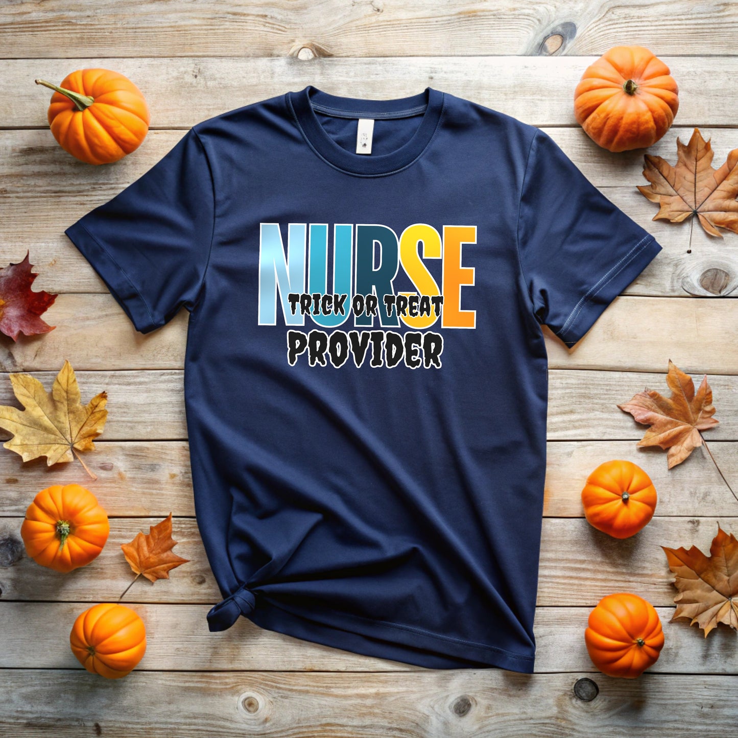 Nurse Trick or Treat Provider T-Shirt | Spooky Medical Design
