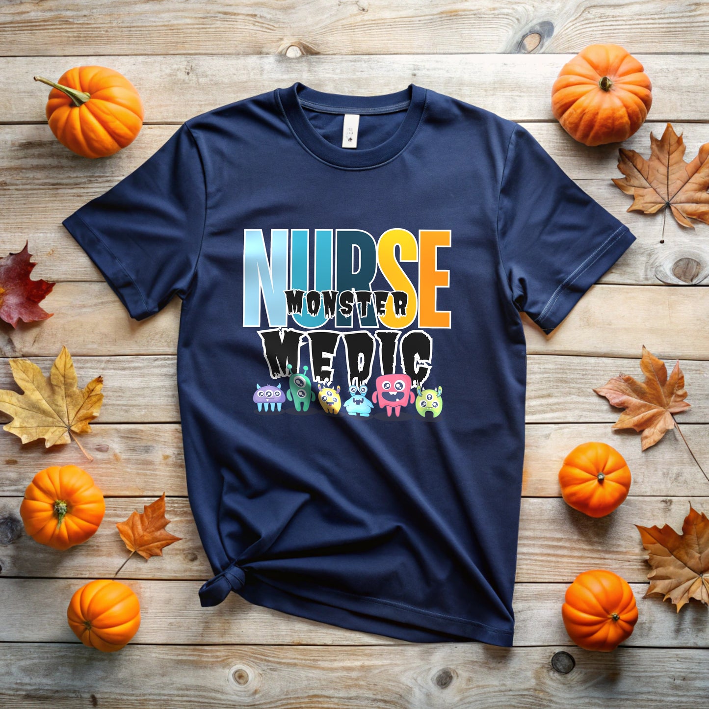 Monster Medic T-Shirt for Nurse | Fun Halloween Nurse Tee