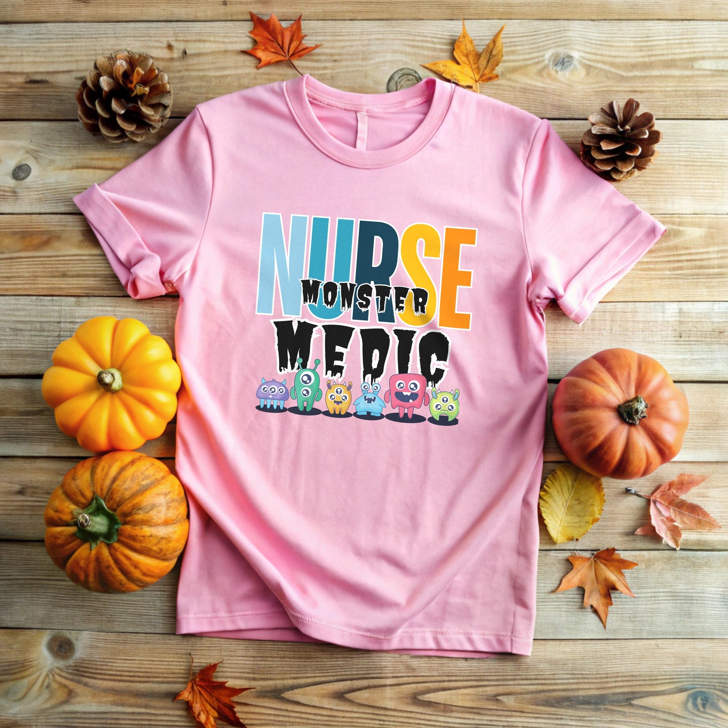 Monster Medic T-Shirt for Nurse | Fun Halloween Nurse Tee