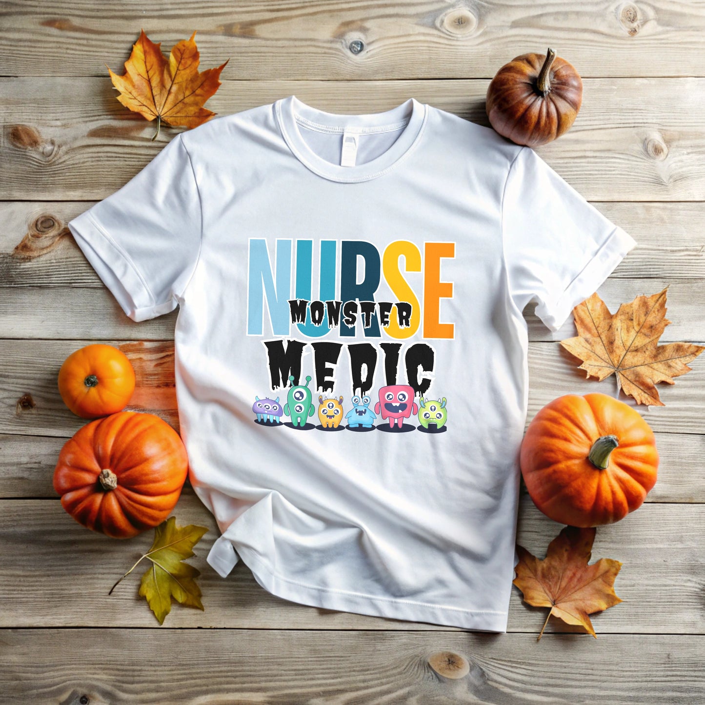 Monster Medic T-Shirt for Nurse | Fun Halloween Nurse Tee