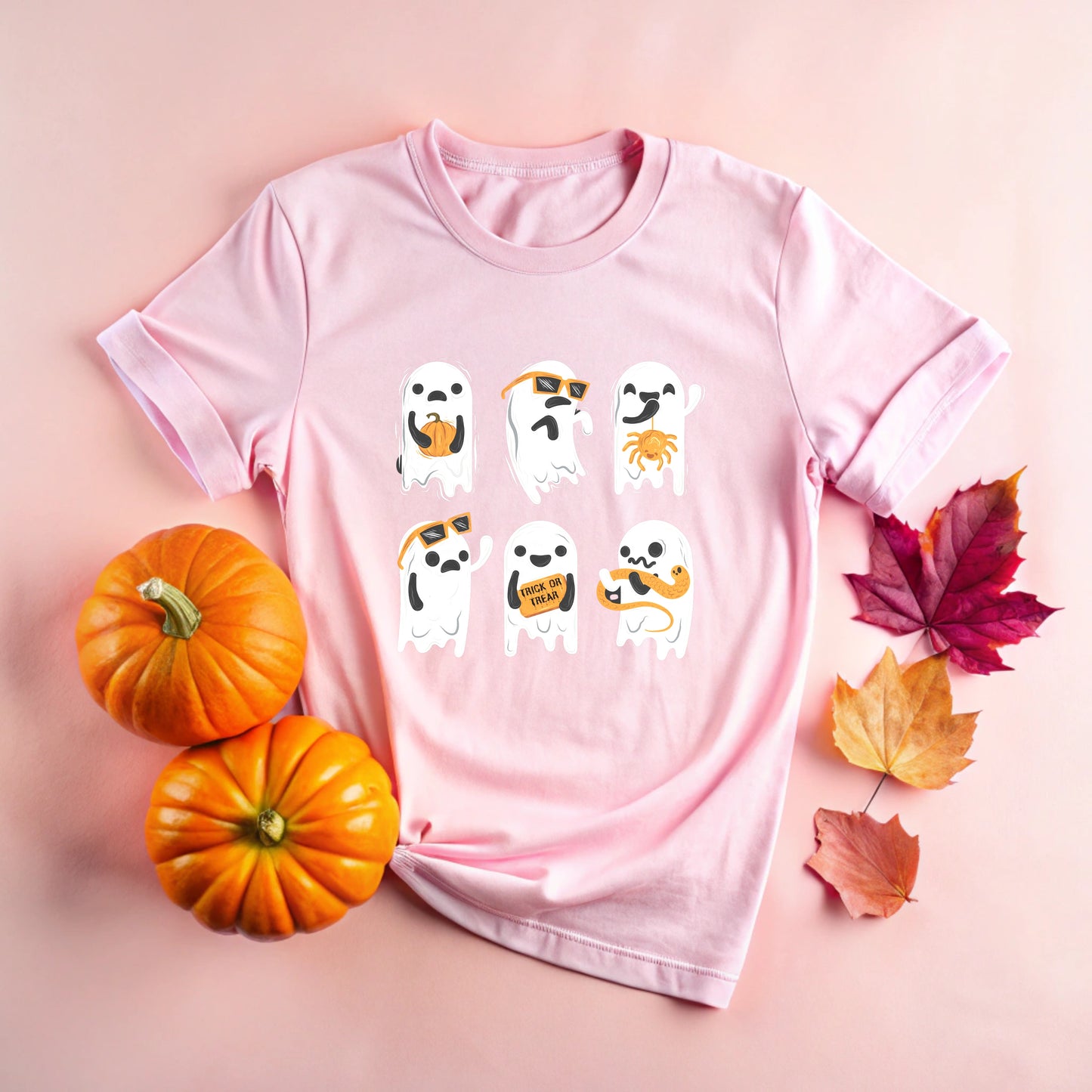 Halloween Ghosts T-Shirt | Spooky Fun Design