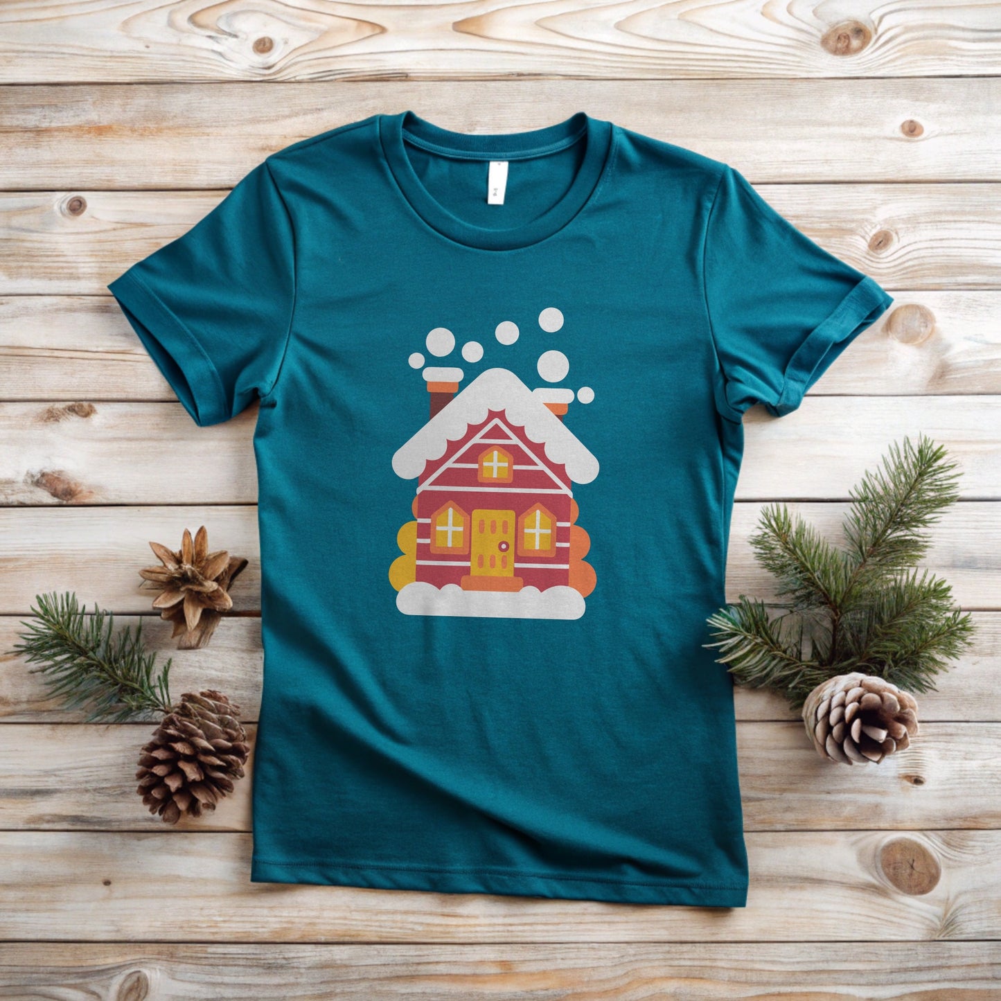 Christmas Cabin Tee