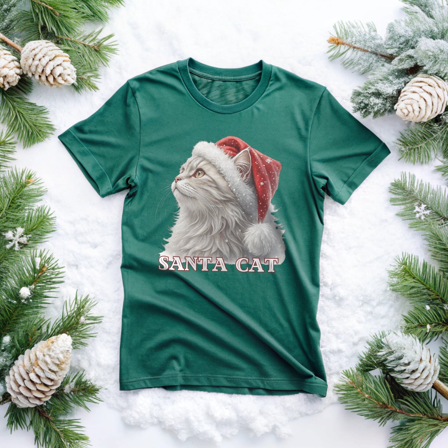 Santa Cat T-Shirt