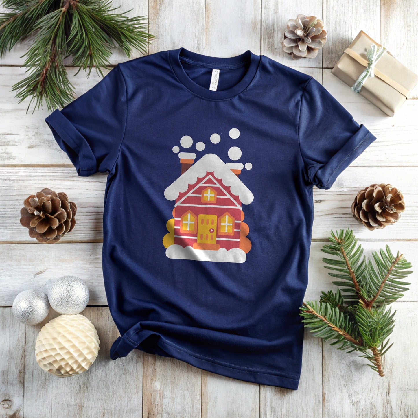 Christmas Cabin Tee
