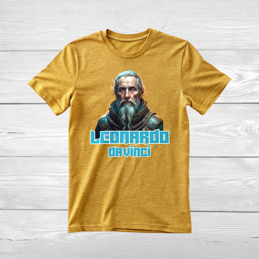 Leonardo da Vinci Cyberpunk Tee