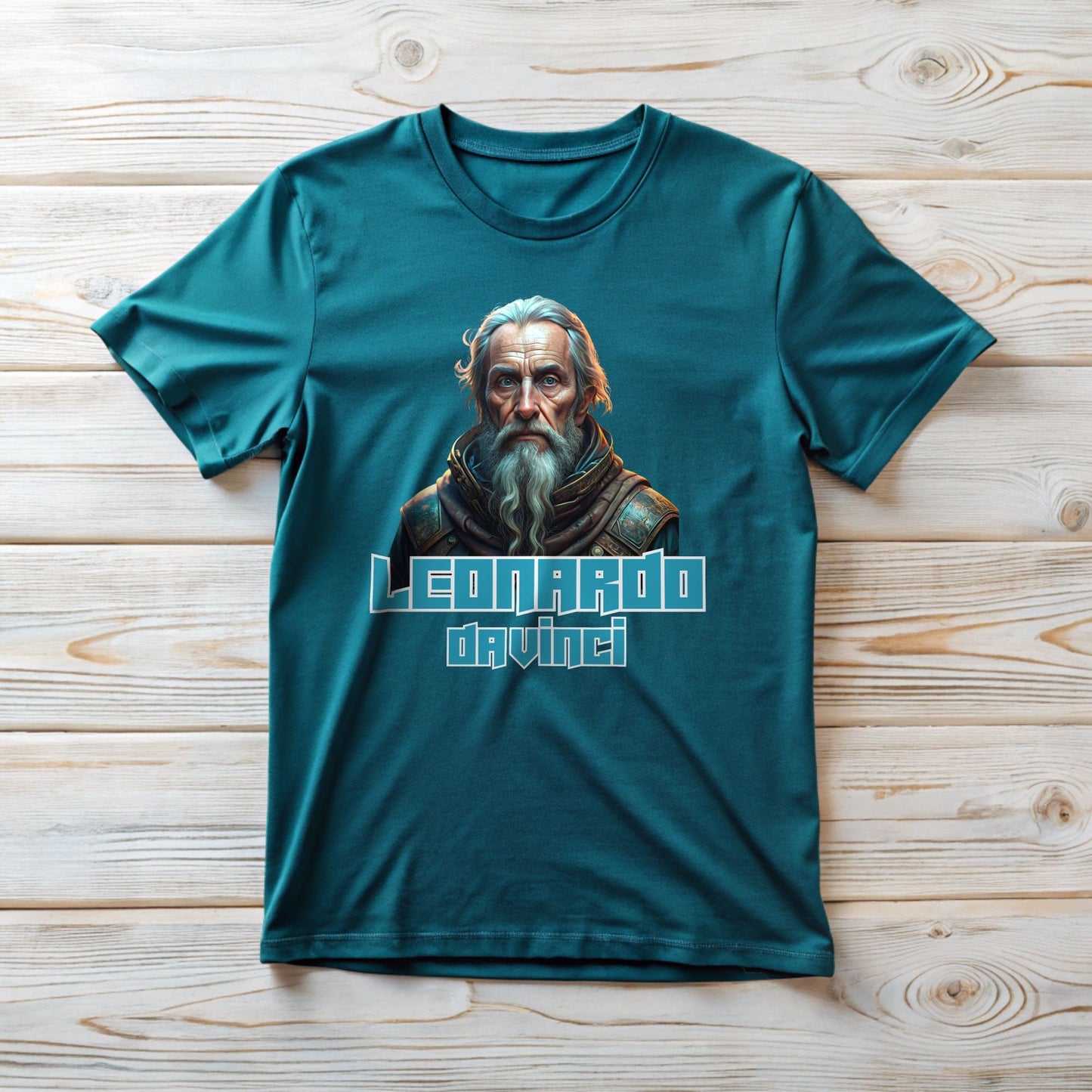 Leonardo da Vinci Cyberpunk Tee