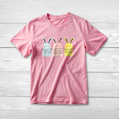 Bunny Tee Shirt - Blushing Bunnys Design for Rabbit Lovers