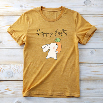 Bunny carries the carrot T-Shirt for Easter