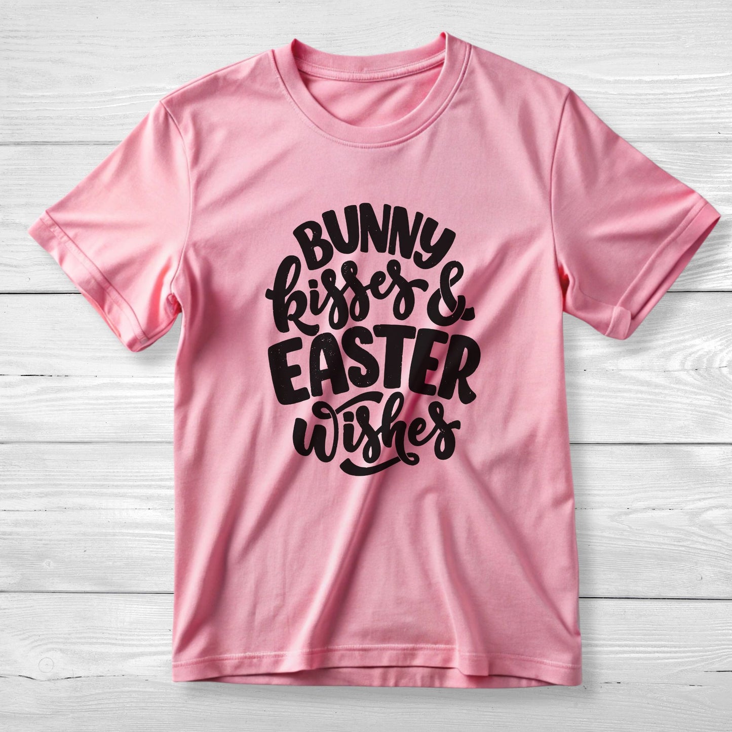 Bunny Kisses Easter Wishes Tee