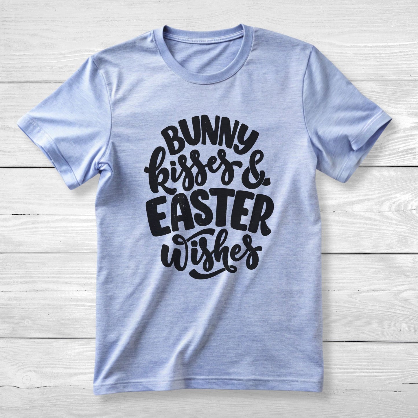 Bunny Kisses Easter Wishes Tee