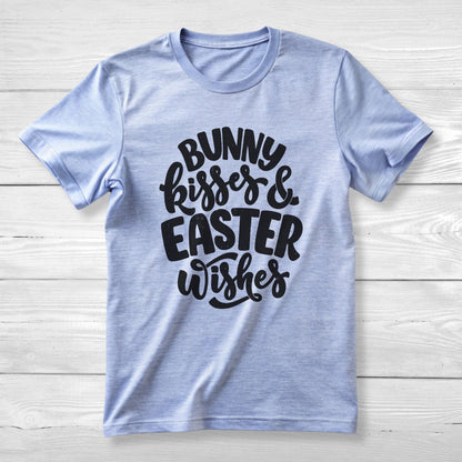 Bunny Kisses Easter Wishes Tee