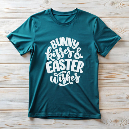 Bunny Kisses Easter Wishes Tee