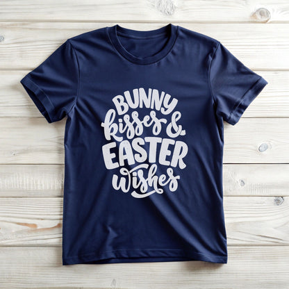 Bunny Kisses Easter Wishes Tee