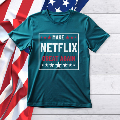 Make NETFLIX Great Again Unisex Jersey Short Sleeve Tee