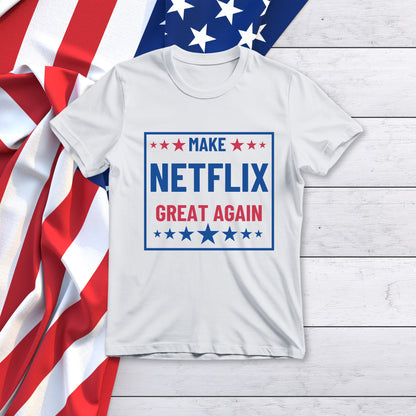 Make NETFLIX Great Again Unisex Jersey Short Sleeve Tee