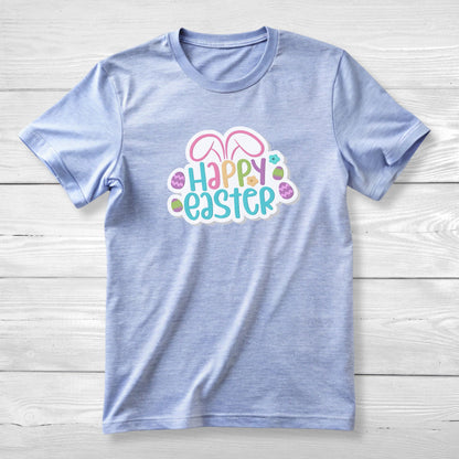 Easter Bunny Unisex Tee Cute Sticker  Design