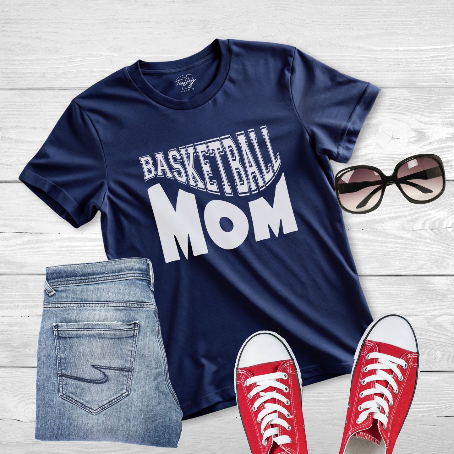 Basketball Mom: Courtside Champion Tee