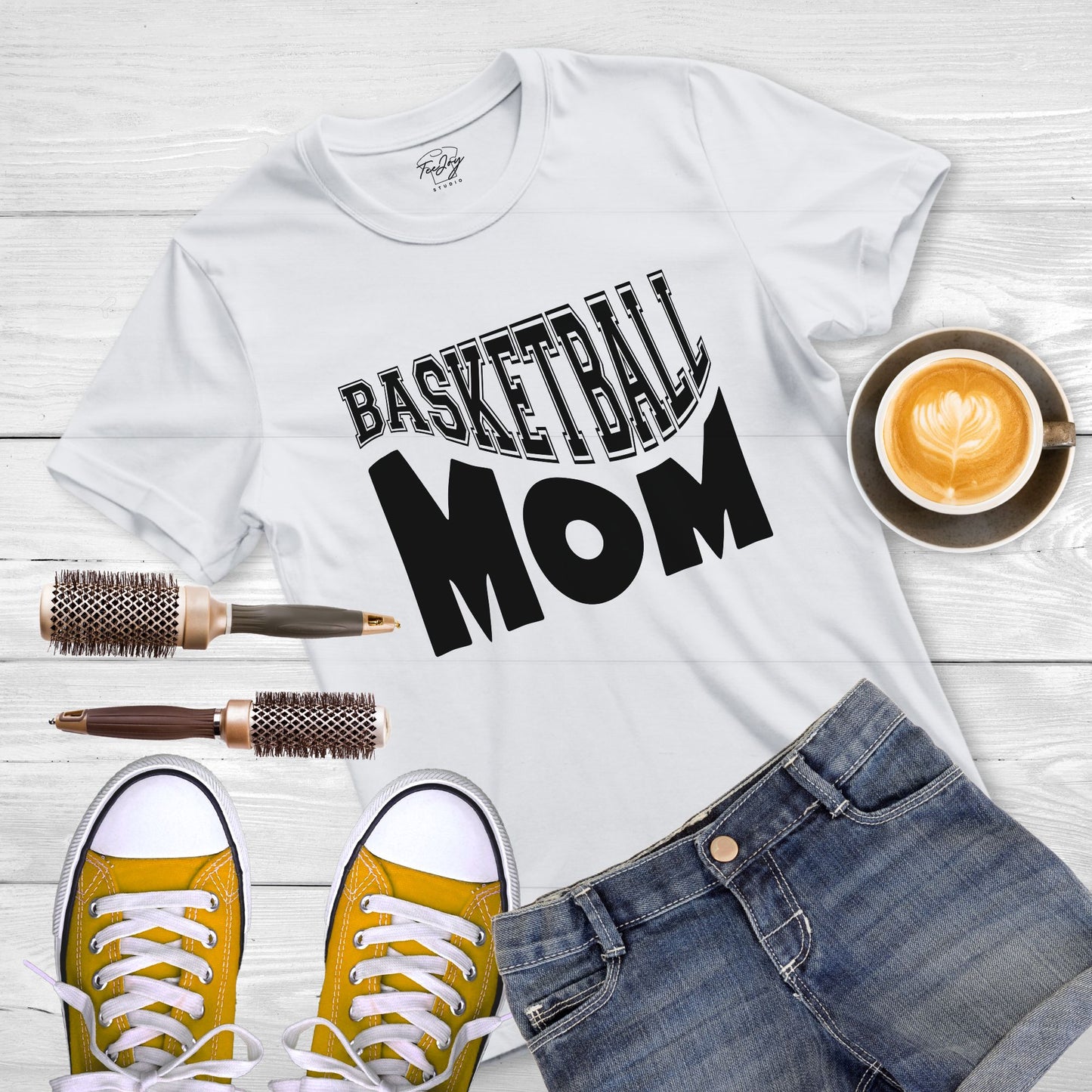 Basketball Mom: Courtside Champion Tee