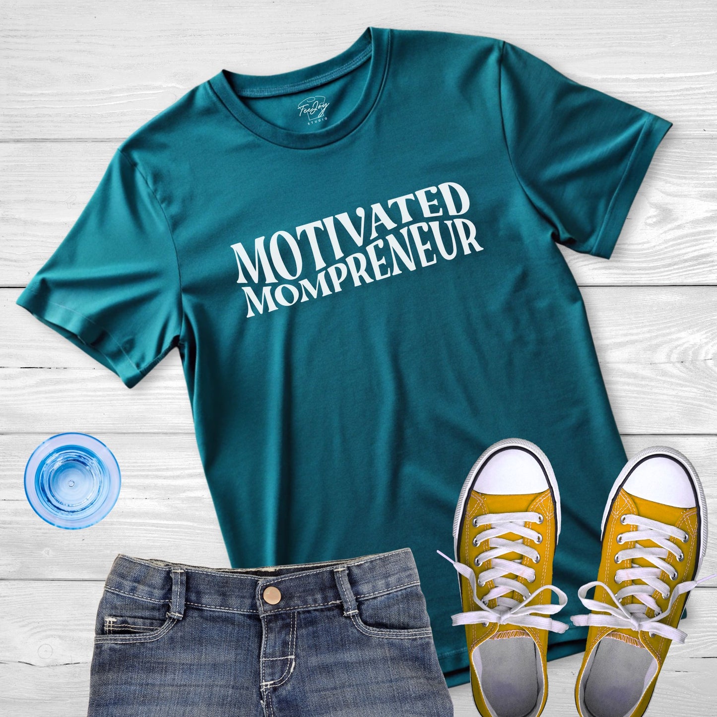 Motivated Mompreneur: Empowerment Tee for Dynamic Moms