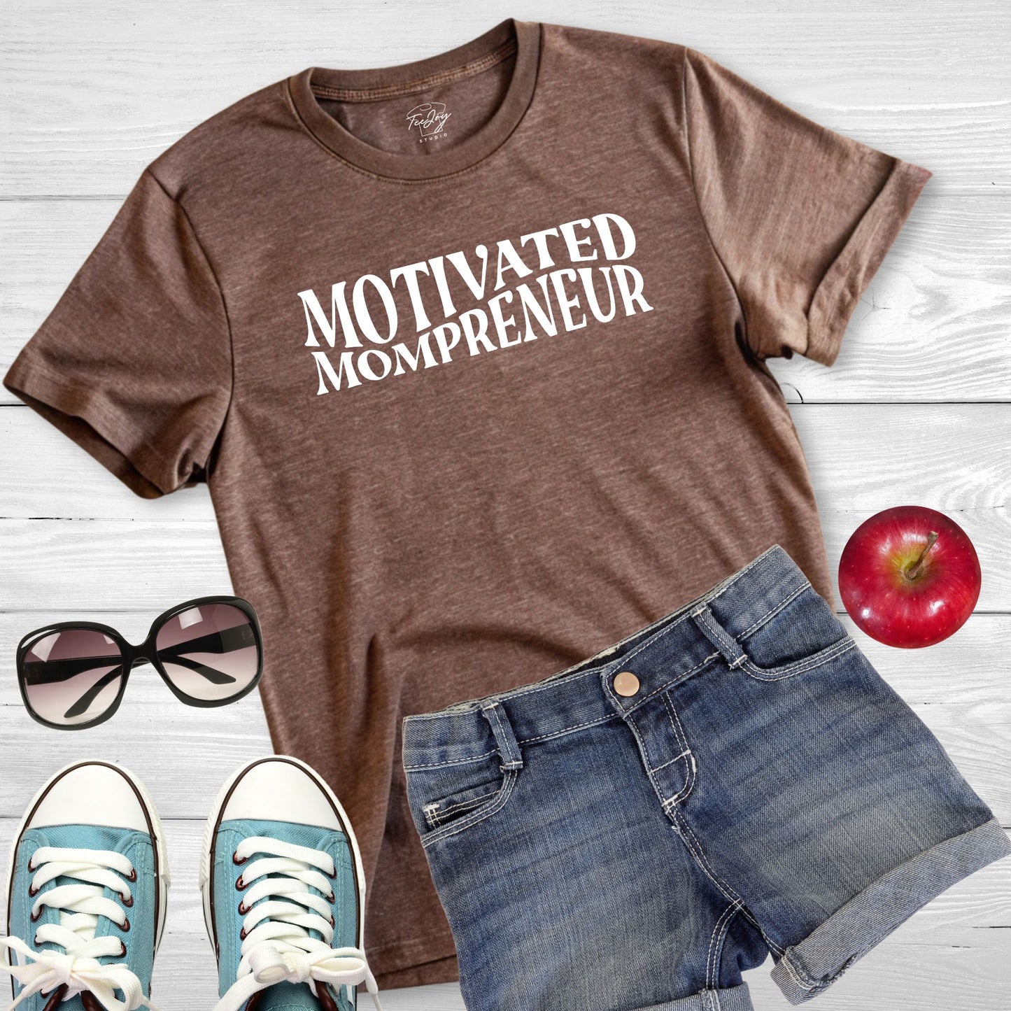 Motivated Mompreneur: Empowerment Tee for Dynamic Moms