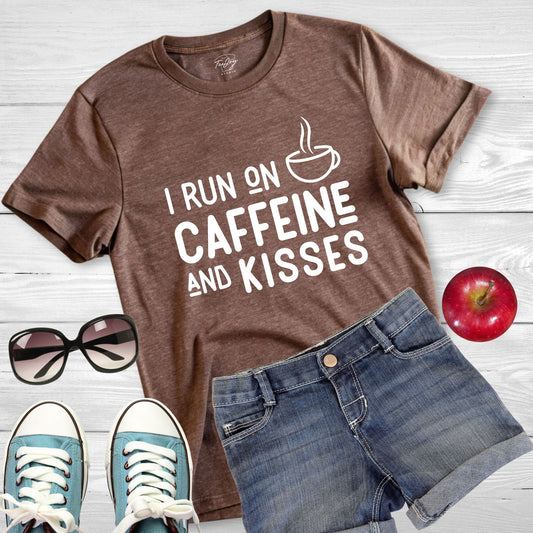 Caffeine & Kisses: The Ultimate Mom Fuel T-Shirt