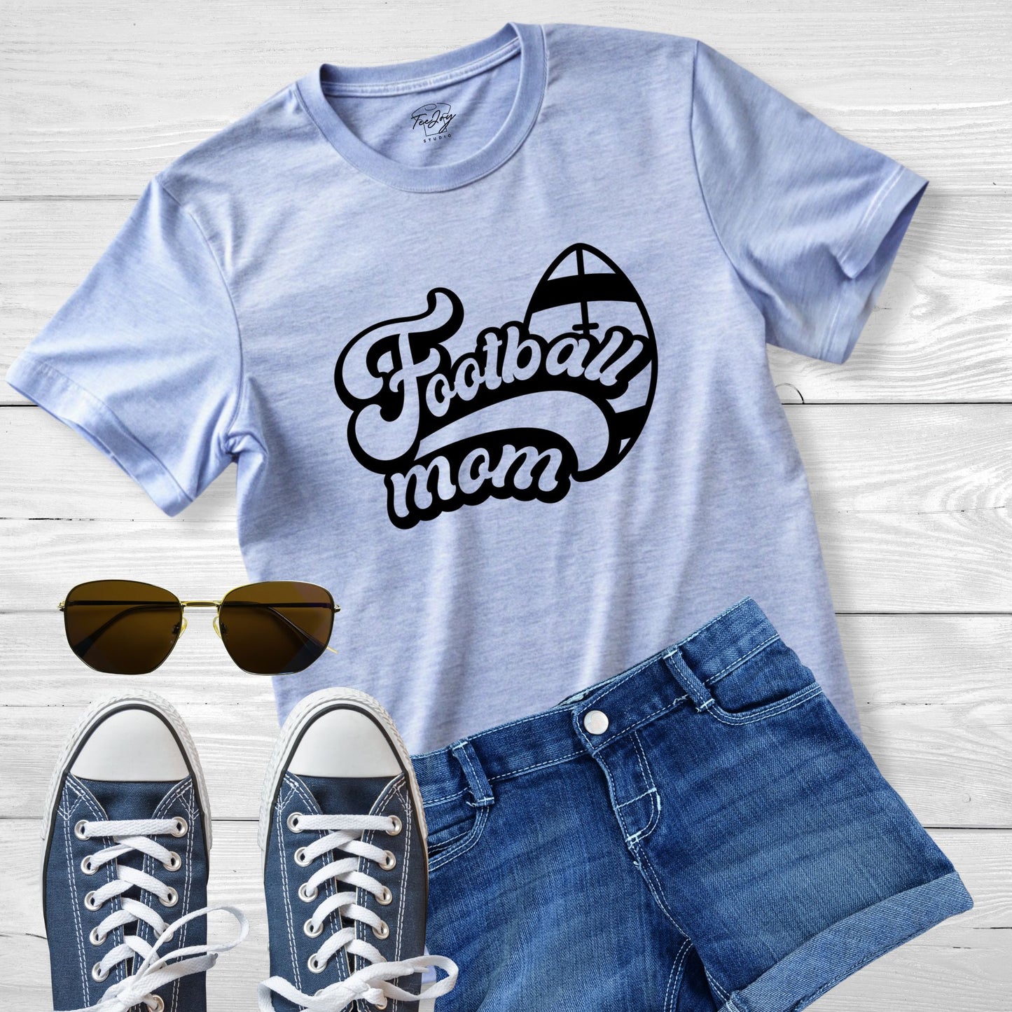 Touchdown Mama: Football Mom T-Shirt