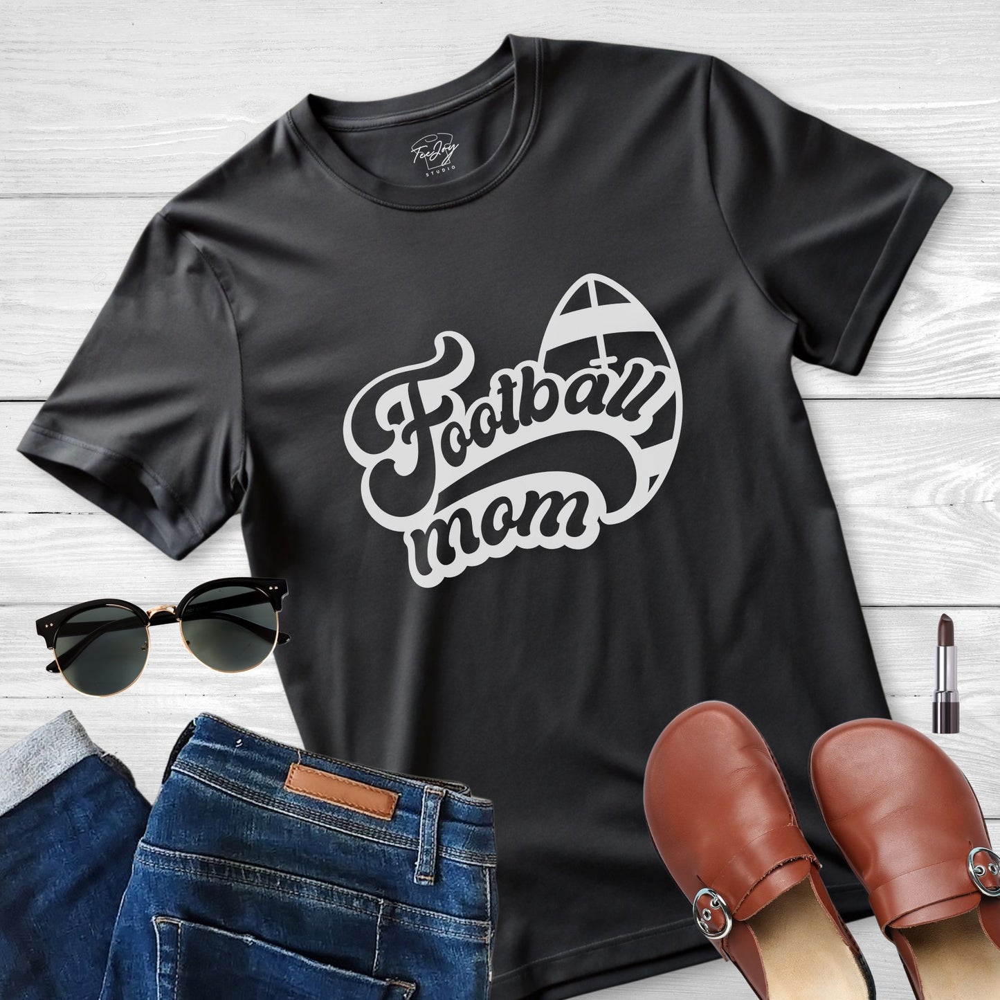 Touchdown Mama: Football Mom T-Shirt