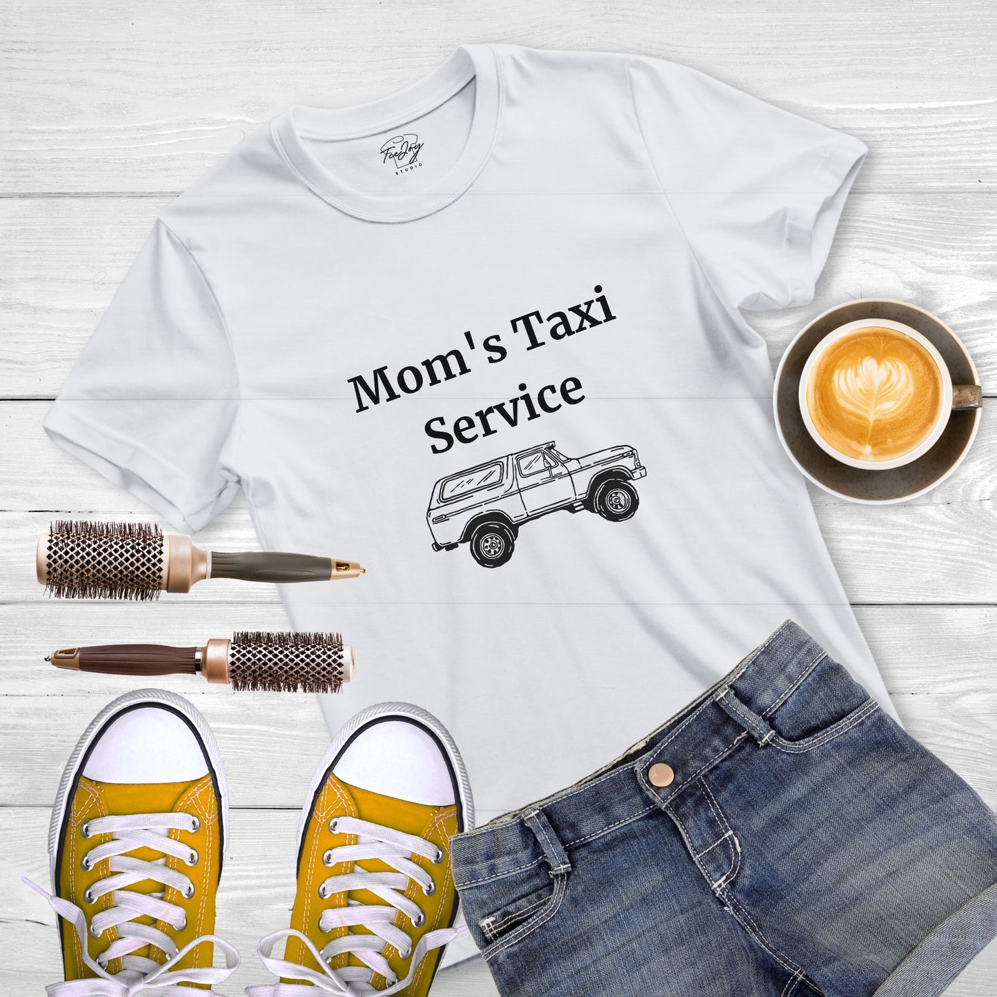 Mom's Taxi Service - Chevy Blazer -Tee